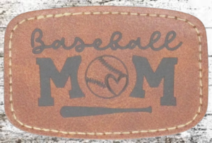 "Homerun Heart" Baseball Mom Patch
