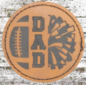 "Sideline Star" Cheer & Football Dad Patch