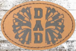 "Pom Pride" Cheer Dad Patch