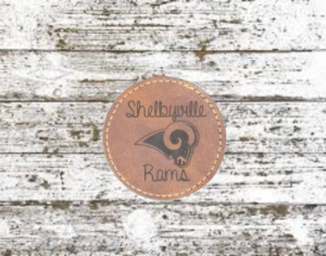 Lake Laser Company's "Hometown Pride" Shelbyville Rams Patch