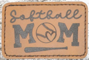 "Heart of the Diamond" Softball Mom Patch