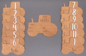 Tractor Milestone Marker Set
