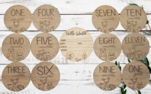 Whispering Woods Milestone Set